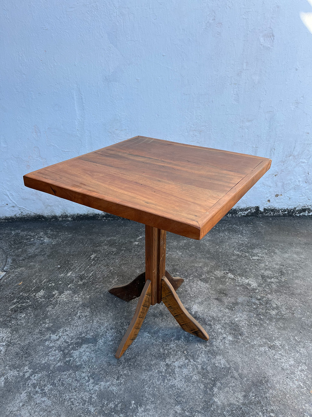 123820 MESA BISTRO QUADRADA BAIXA NATURAL 070cm