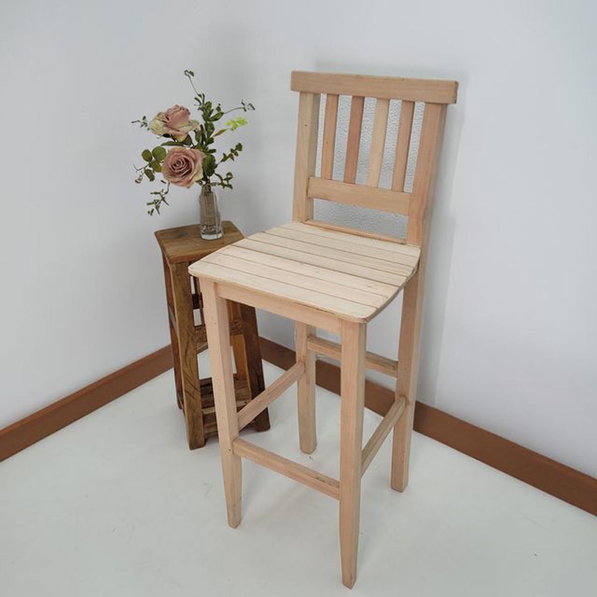 Móveis Rústicos 1 124049 BANQUETA ALTA MINEIRINHA NATURAL