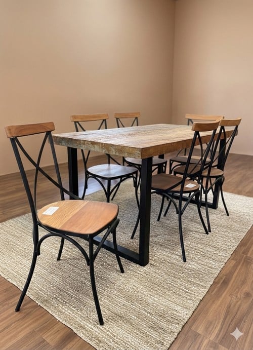 000 conjunto mesa jantar industrial copy